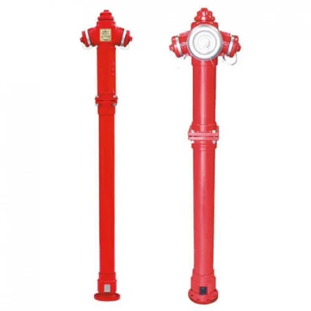 hidrant suprateran neretezabil echipat cu cot cu picior dn80